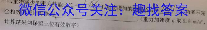 2024届江西省上饶市高三下学期第一次高考模拟考试h物理