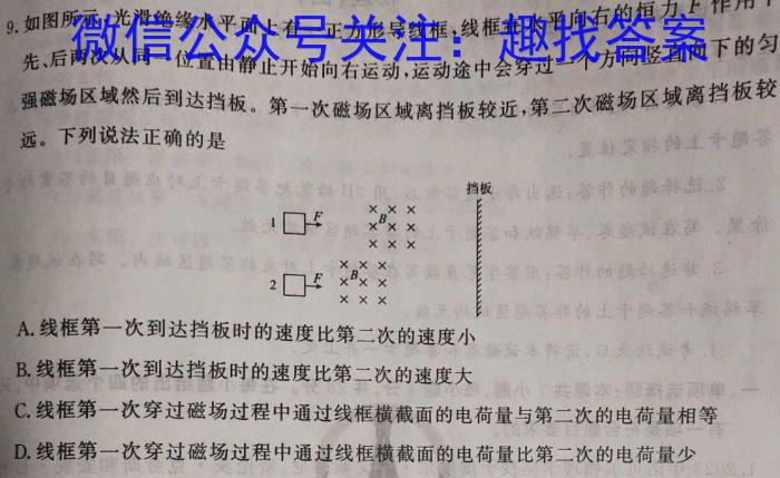 山西2024年中考适应性模拟测试（一）物理`