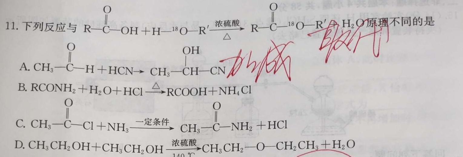 【热荐】抚州市2024年高中毕业班教学质量监测卷(4月)化学
