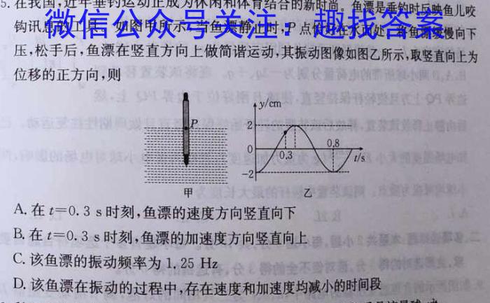 2025届全国名校高三单元检测示范卷·(二)2物理试题答案