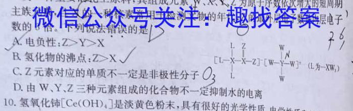 q［河北大联考］河北省2023-2024学年第二学期高一年级期末联考化学