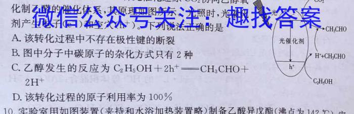 亳州市2023-2024学年八年级第二学期期末学科素养监测化学