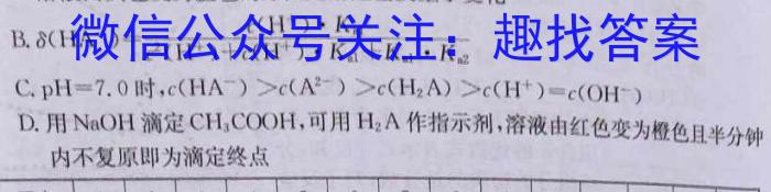 百分制联考·广东省2025届高三年级上学期8月联考（26-27）化学