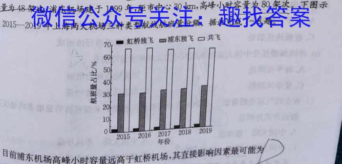 河北省沧州市2023-2024学年度第二学期七年级期末教学质量评估地理试卷答案