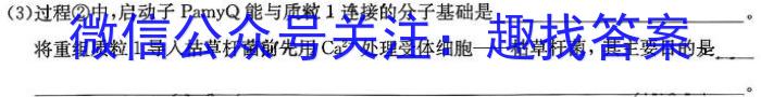 山西省2024年中考导向预测信息试卷（二）生物学试题答案