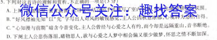 琢名小渔·河北省2025届高三年级开学调研检测（一）语文