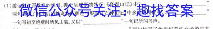 安徽省2023-2024学年度第二学期期末八年级教学质量监测语文