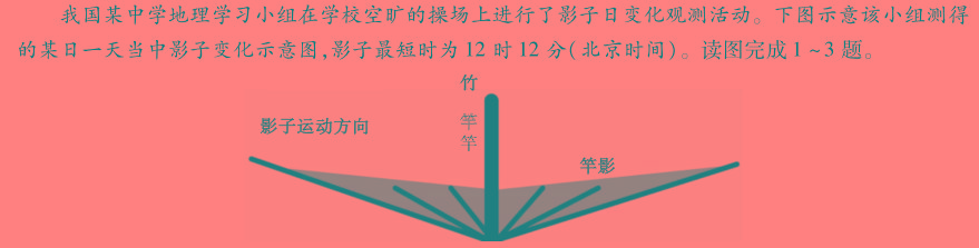 河北省2024年初三模拟演练（二十二）地理试卷l
