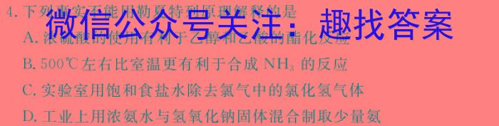 32024届名校之约中考导向总复习模拟样卷 二轮(二)化学试题