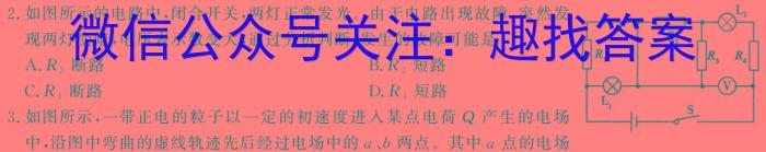 天壹名校联盟2024年上学期高二3月大联考物理`