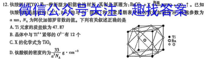 陕西省2023-2024学年七年级第五次素养月考化学