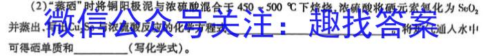 q炎德英才大联考湖南师大附中2025届高三月考试卷(一)化学