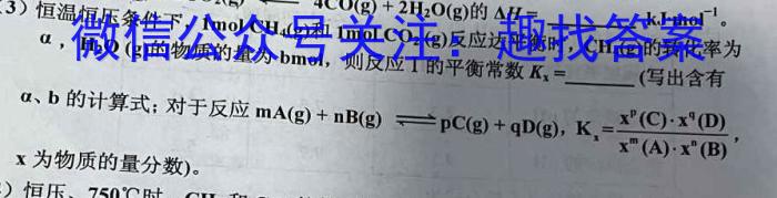 青桐鸣2024届普通高等学校招生全国统一考试 青桐鸣大联考高三(4月)化学