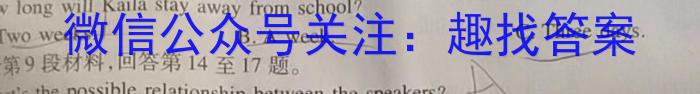 青海省2024年中考模拟考试(二)(青海专版)英语