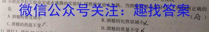 2024届四川省高考冲刺考试(三)(5月卷A)物理试卷答案