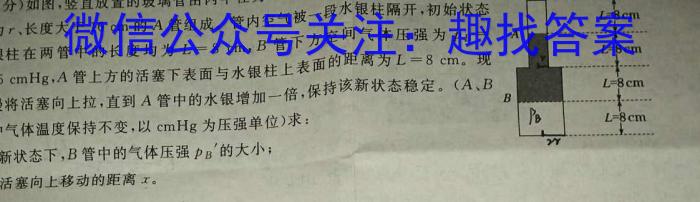 新高考联考协作体湖北省2024年春季高二期末考试物理`