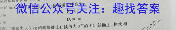 2023~2024学年第二学期安徽县中联盟高二3月联考(4331B)物理试卷答案