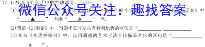 甘肃省2024年中考全仿真模拟试题(LN5)语文