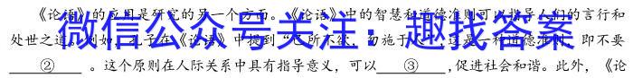 衡水金卷先享题·月考卷 2023-2024学年度下学期高三年级一调考试/语文