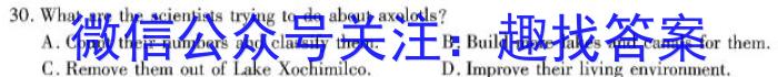 九江市2023-2024学年高二年级下学期期末考试英语