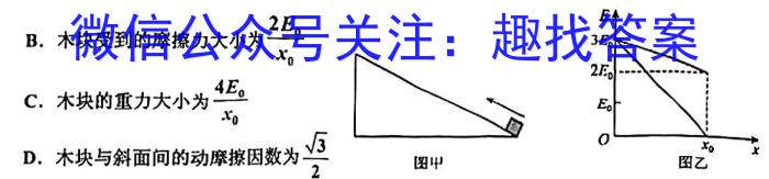 2024年河北省初中毕业生升学文化课考试（三）f物理