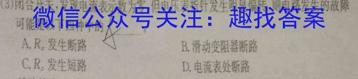 全椒县2023-2024学年度九年级第一次中考模拟试卷物理