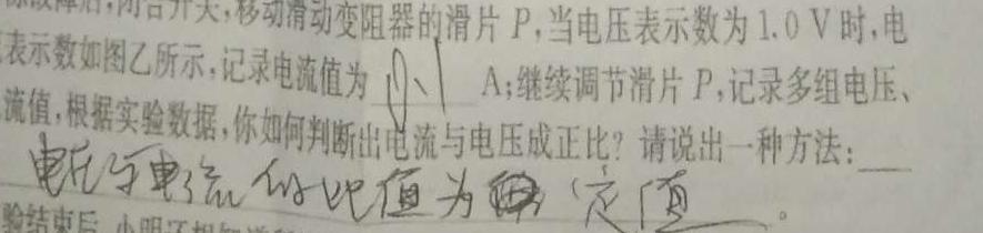 [今日更新]安徽省阜阳市阜南县2023-2024学年下学期八年级期中教学质量调研.物理试卷答案