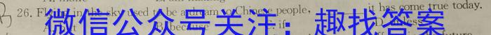 甘肃省定西市2024年毕业会考模拟监测卷（一）英语试卷答案