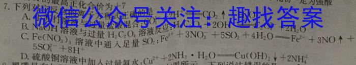 32024年河北省初中毕业生升学文化课考试(1)化学试题