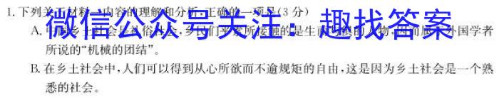 2024届江西省重点中学盟校高三第二次联考语文