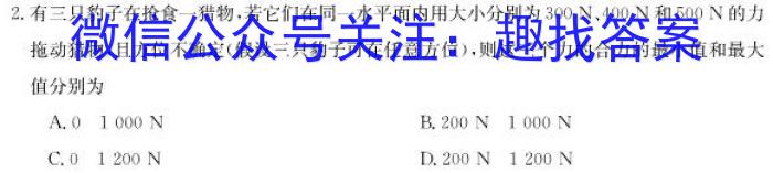 渭南高新区2024年初中学业水平模拟考试(三)物理`