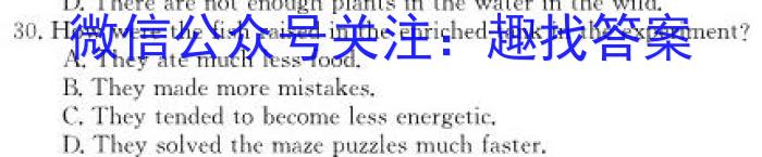 2024年安徽省C20教育联盟中考二模英语