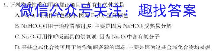 【精品】湖北省鄂东南救改联盟学校2024年五月模拟考化学
