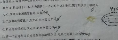 [今日更新]2024年湖北省新高考信息卷(一).物理试卷答案