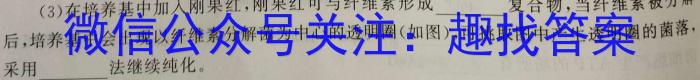 河南省2024年中考模拟示范卷 HEN(二)2生物学试题答案