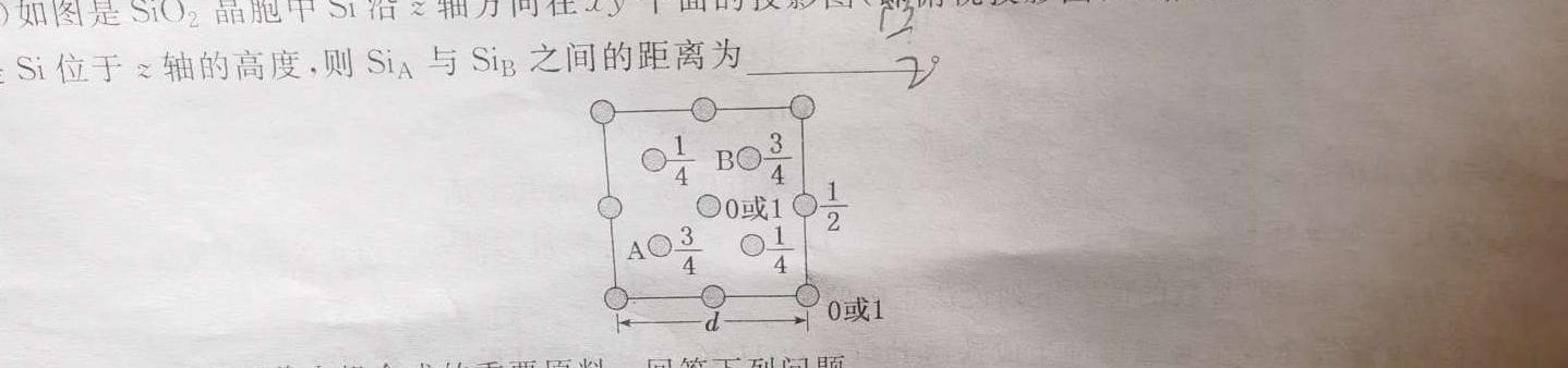 1山西2024年中考适应性模拟测试（一）化学试卷答案