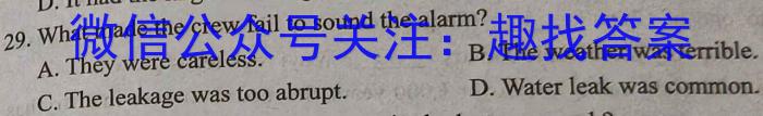 2023-2024学年高考信息检测卷(二)(菱形套正方形)英语