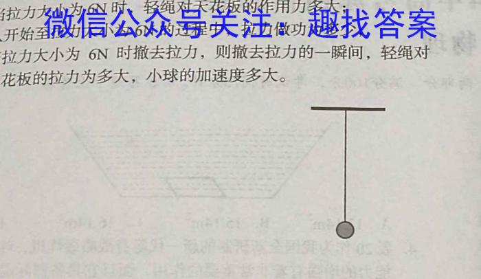 2024年河北省初中毕业生升学文化课模拟考试(经典一)f物理