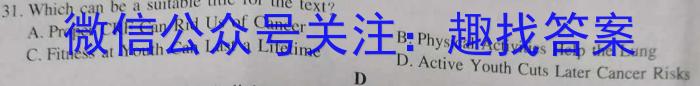 陕西师大附中2023-2024学年度初三年级第八次适应性训练英语