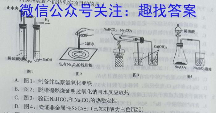 q2024届江西省初中学业水平评估(六)6化学