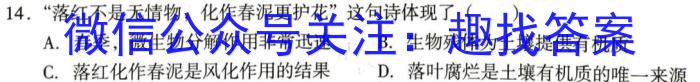 [今日更新]合肥市包河区2023-2024学年九年级第二学期教学质量检测(三)地理h