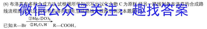 安徽省2023-2024学年度第二学期期末质量检测八年级试题卷化学