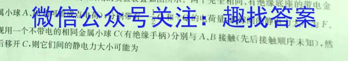 内蒙古2023-2024学年兴安盟高二年级学业水平质量检测(24-437B)物理试题答案