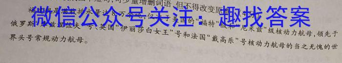 文博志鸿2024年河南省普通高中招生考试模拟试卷（经典二）语文