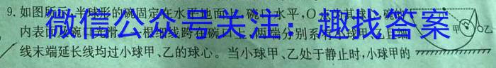 琢名小渔·河北省2023-2024学年高二年级开学检测h物理