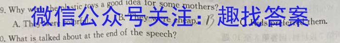 内蒙古乌兰浩特一中2023~2024学年下学期高二年级期末考试(242958Z)英语试卷答案