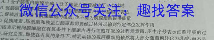 2023级安徽省“江淮十校”中职一年级第二学期期末测试卷生物学试题答案