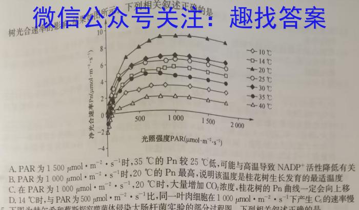 清远市2023-2024学年第二学期高中期末教学质量检测（高二）生物学试题答案