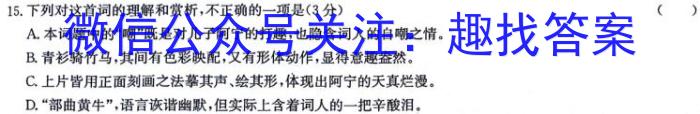 河北省NT2023-2024学年第二学期高二年级收心考试/语文