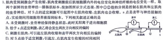 “皖韵风华·智慧挑战”九年级安徽省联盟考试生物